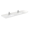 Custom image for Carrara Cultured Marble / 84 in / 84 inch   Double Center Sink