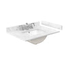 Custom image for Carrara Cultured Marble / 30 in / 30 inch Single Center Sink
