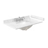 Custom image for Light Straw with Matte Black Trim / Carrara Cultured Marble / No Mirror