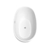Custom image for Matte White with Polished Chrome Trim and Brushed Gold Faucet / 59