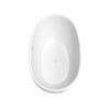 Custom image for Matte White with Shiny White Trim and Brushed Gold Faucet / 59