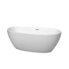 Custom image for Matte White with Polished Chrome Trim / 63