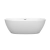 Custom image for Matte White with Polished Chrome Trim / 67