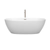 Custom image for Matte White with Brushed Nickel Trim / 67