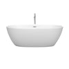 Custom image for Matte White with Polished Chrome Trim / 67