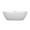 Custom image for Matte White with Brushed Nickel Trim / 67