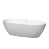 Custom image for Matte White with Polished Chrome Trim / 71
