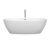 Custom image for Matte White with Brushed Nickel Trim / 71