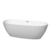 Custom image for Matte White with Brushed Nickel Trim / 71