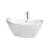 Custom image for White with Brushed Nickel Trim / 60