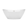 Custom image for White with Brushed Nickel Trim / 66