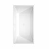 Custom image for White with Shiny White Trim and Brushed Gold Faucet / 59