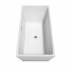 Custom image for White with Polished Chrome Trim and Brushed Gold Faucet / 63