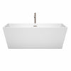 Custom image for White with Brushed Nickel Trim / 67