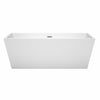 Custom image for White with Brushed Nickel Trim / 67