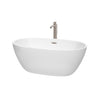 Custom image for White with Brushed Nickel Trim / 59