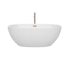 Custom image for White with Brushed Nickel Trim / 63