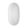 Custom image for White with Shiny White Trim and Matte Black Faucet / 63