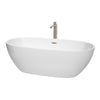 Custom image for White with Brushed Nickel Trim / 71