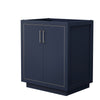 Custom image for Dark Blue with Brushed Nickel Trim / No Mirror
