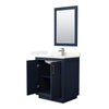 Custom image for Dark Blue with Brushed Nickel Trim / Giotto Quartz / 24