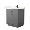 Custom image for Dark Gray with Matte Black Trim / Giotto Quartz / No Mirror