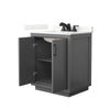 Custom image for Dark Gray with Matte Black Trim / Giotto Quartz / No Mirror