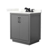 Custom image for Dark Gray with Matte Black Trim / Giotto Quartz / No Mirror