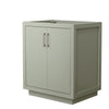 Custom image for Light Green with Brushed Nickel Trim / No Mirror