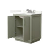 Custom image for Light Green with Brushed Nickel Trim / Giotto Quartz / No Mirror
