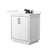 Custom image for White with Matte Black Trim / Giotto Quartz / No Mirror