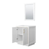 Custom image for White with Satin Bronze Trim / 24