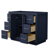 Custom image for Dark Blue with Brushed Nickel Trim / No Mirror