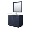Custom image for Dark Blue with Brushed Nickel Trim / Giotto Quartz / 34