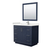 Custom image for Dark Blue with Brushed Nickel Trim / White Quartz / 34