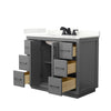 Custom image for Dark Gray with Matte Black Trim / Giotto Quartz / No Mirror