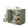 Custom image for Light Green with Brushed Nickel Trim / Giotto Quartz / No Mirror