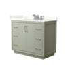 Custom image for Light Green with Brushed Nickel Trim / Giotto Quartz / No Mirror
