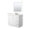 Custom image for White with Brushed Nickel Trim / White Quartz / 34