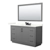 Custom image for Dark Gray with Matte Black Trim / Giotto Quartz / 58