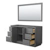 Custom image for Dark Gray with Brushed Nickel Trim / 58