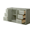 Custom image for Light Green with Brushed Nickel Trim / No Mirror