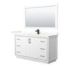 Custom image for White with Matte Black Trim / Giotto Quartz / 58
