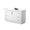 Custom image for White with Matte Black Trim / Giotto Quartz / No Mirror