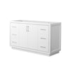 Custom image for White with Brushed Nickel Trim / No Mirror