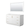 Custom image for White with Satin Bronze Trim / 58