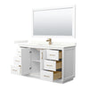 Custom image for White with Satin Bronze Trim / Giotto Quartz / 58