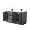 Custom image for Dark Gray with Matte Black Trim / Giotto Quartz / No Mirror