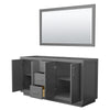 Custom image for Dark Gray with Brushed Nickel Trim / 58