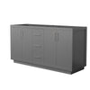 Custom image for Dark Gray with Brushed Nickel Trim / No Mirror